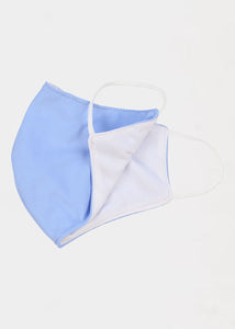 Breathe Cotton Mask - Blue (3-Pack)