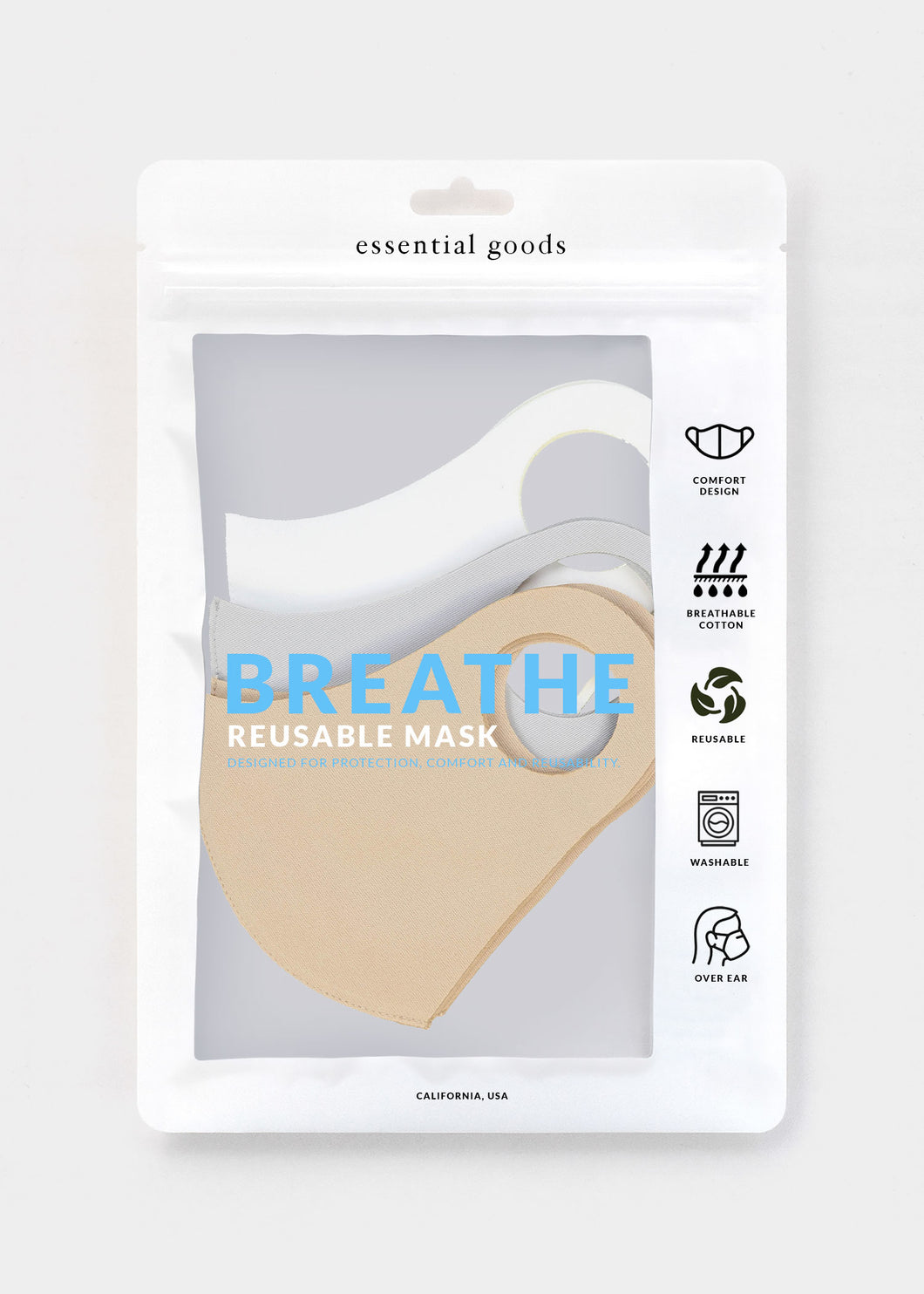 Breathe Thin Mask - Assorted (10-Pack)