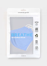 Load image into Gallery viewer, Breathe Cotton Mask - Blue (3-Pack)
